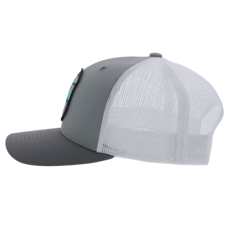 Youth Hat "Cheyenne" Grey/White Snapback