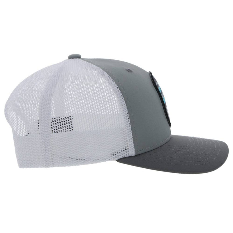 Youth Hat "Cheyenne" Grey/White Snapback
