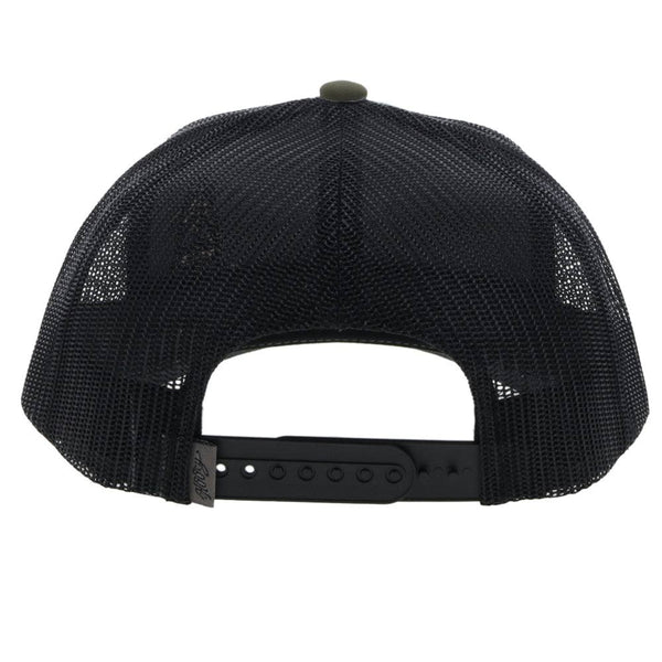 "Primo" Olive/Black Snapback Odessa Fabric Hat