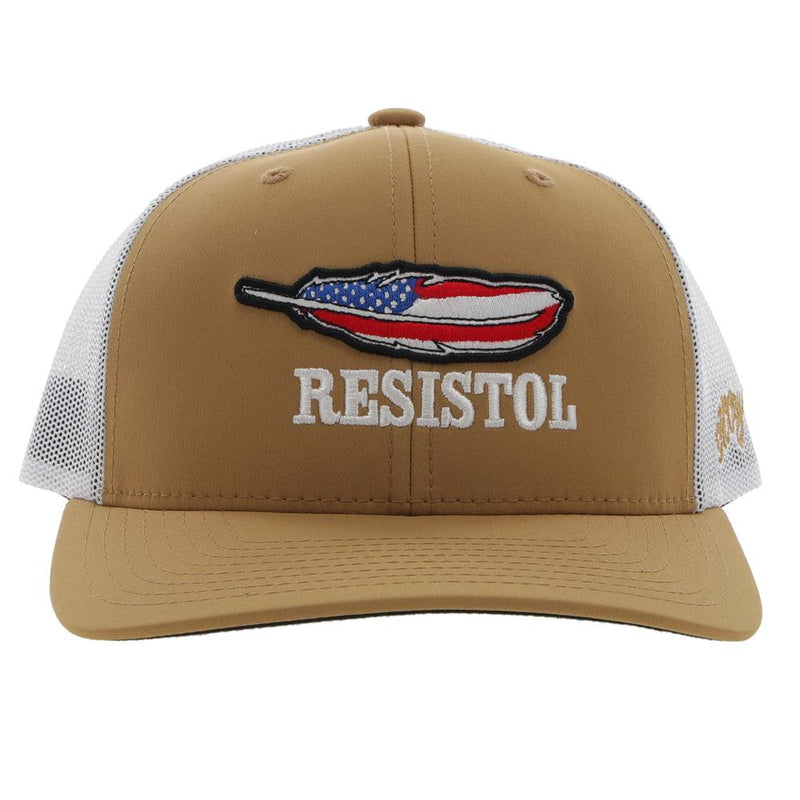 "Resistol" Hat, Tan/White