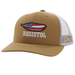 "Resistol" Hat, Tan/White