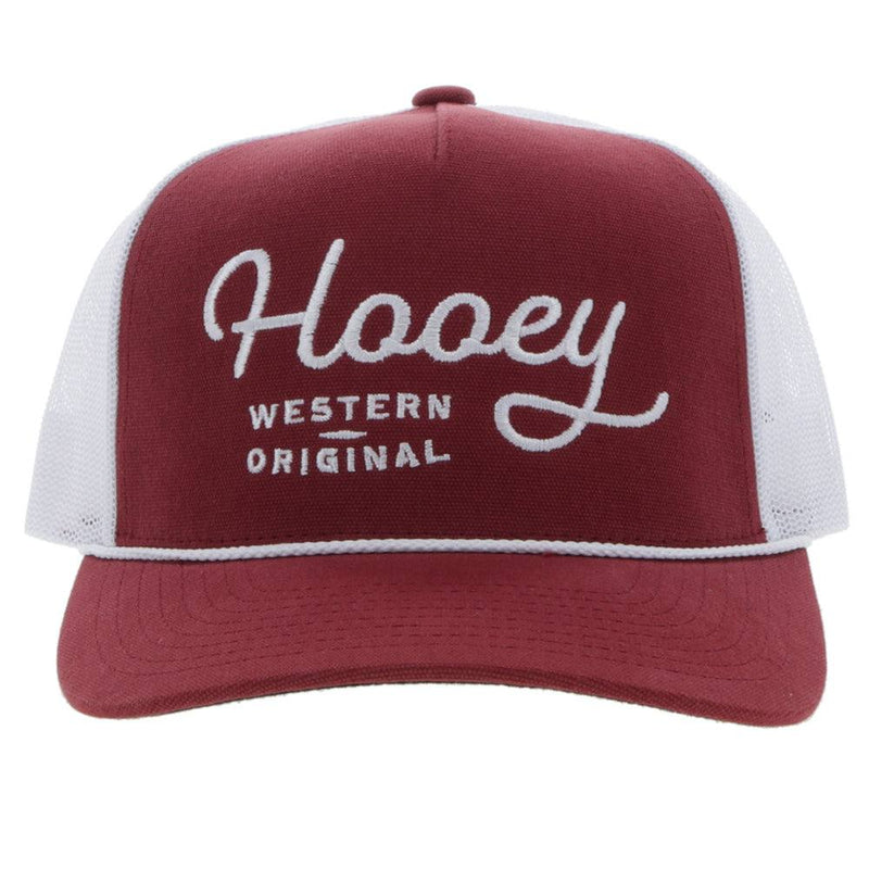 "OG" Hooey Hat Maroon/White