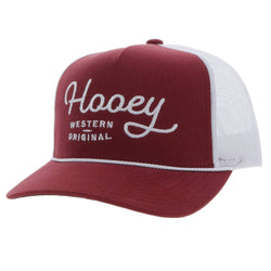 "OG" Hooey Hat Maroon/White