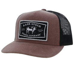 "Rank Stock" Hooey Rust/Black Hat