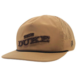 "John Wayne" Hat Tan w/Black Stitched Logo