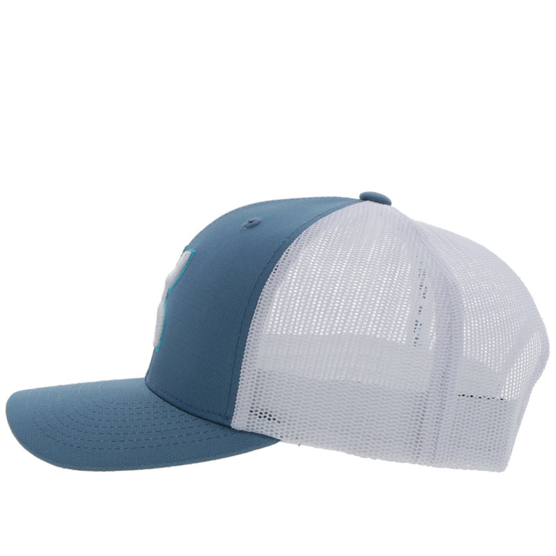 "Sterling" Blue/White Hat