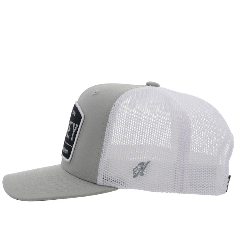 "Trip" Grey/White Hat