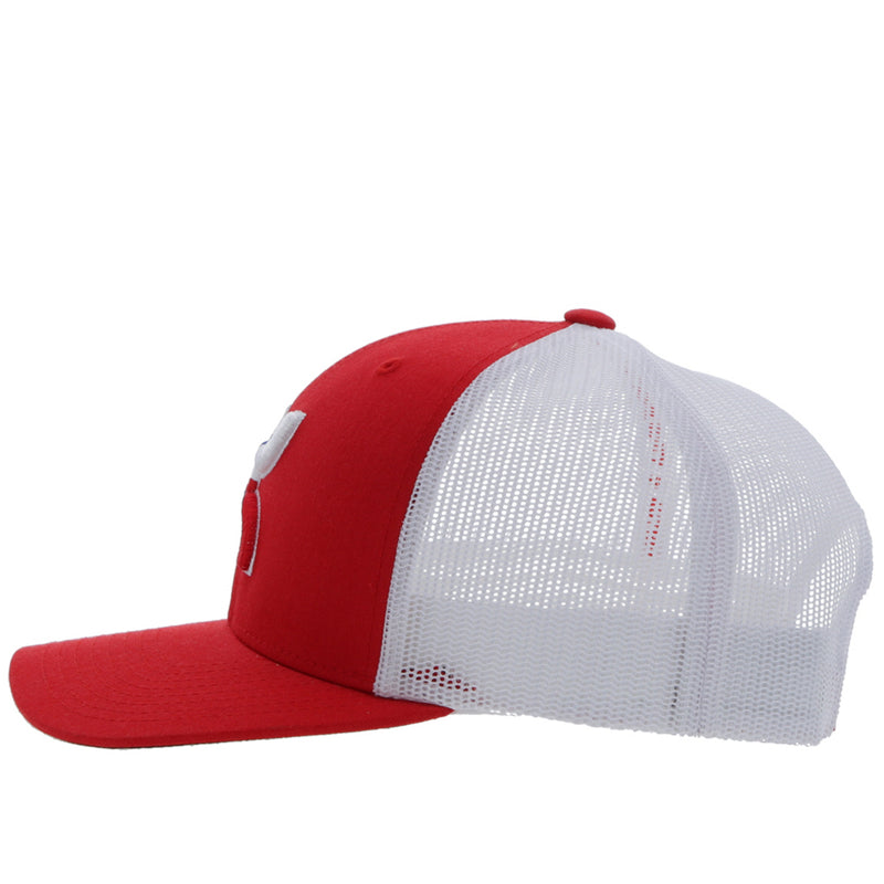 "Texican" Red/White Hat