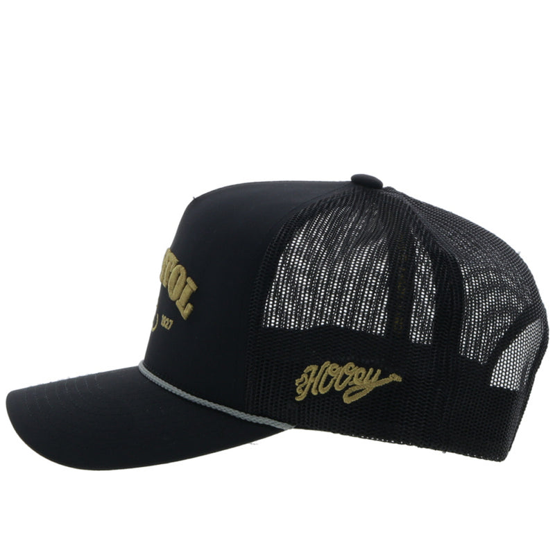"Resistol" Black w/Gold Stitching Hat