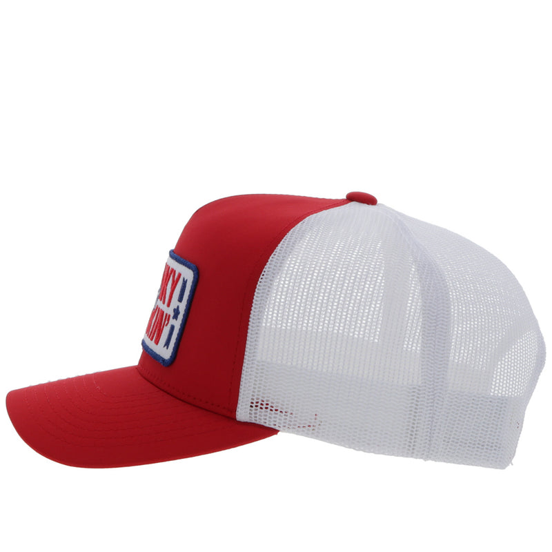 "Nash" Red/White Hat