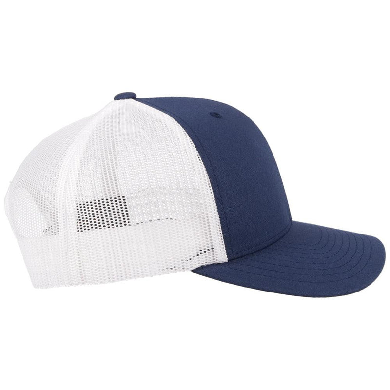 "HOG" Navy/White Hat
