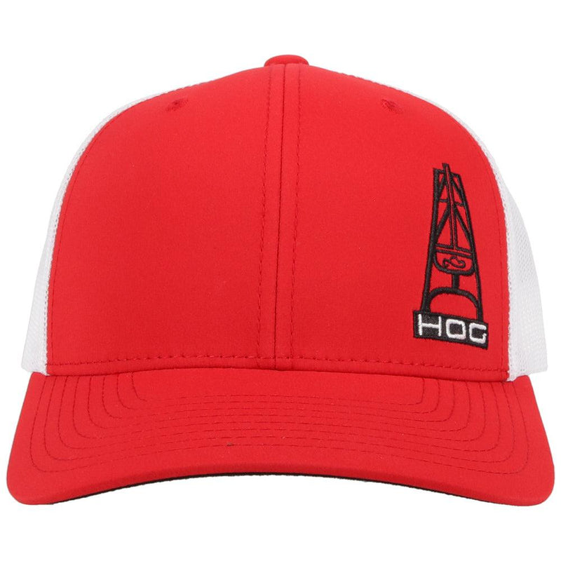 "HOG" Red/White Hat
