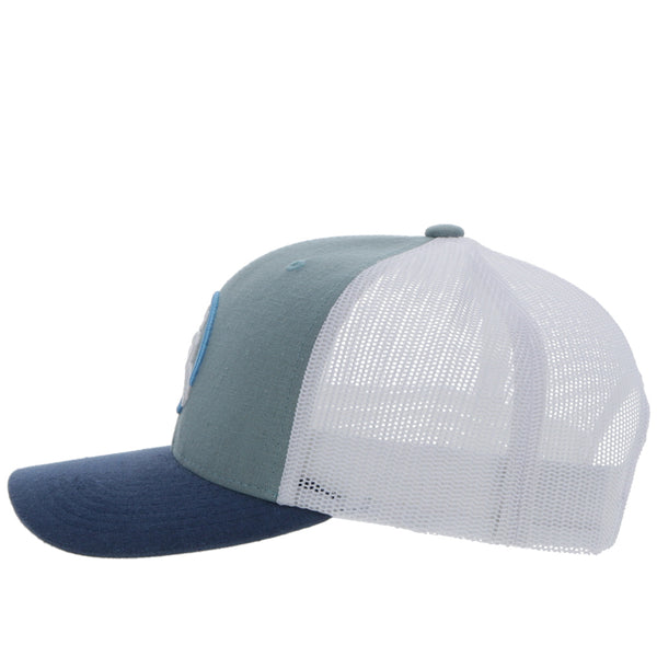 "Strap" Roughy Light Blue/White Hat