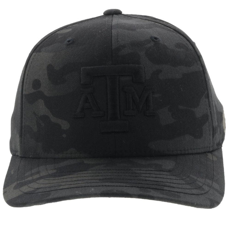 YOUTH A&M Camo hat front view