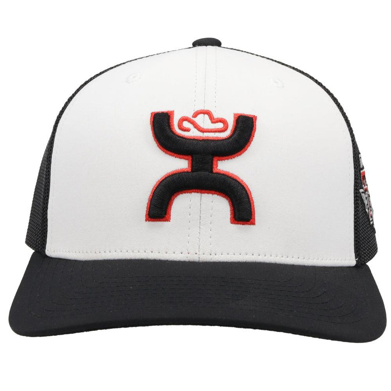 Texas Tech Hat w/ Hooey Logo (White/Black)
