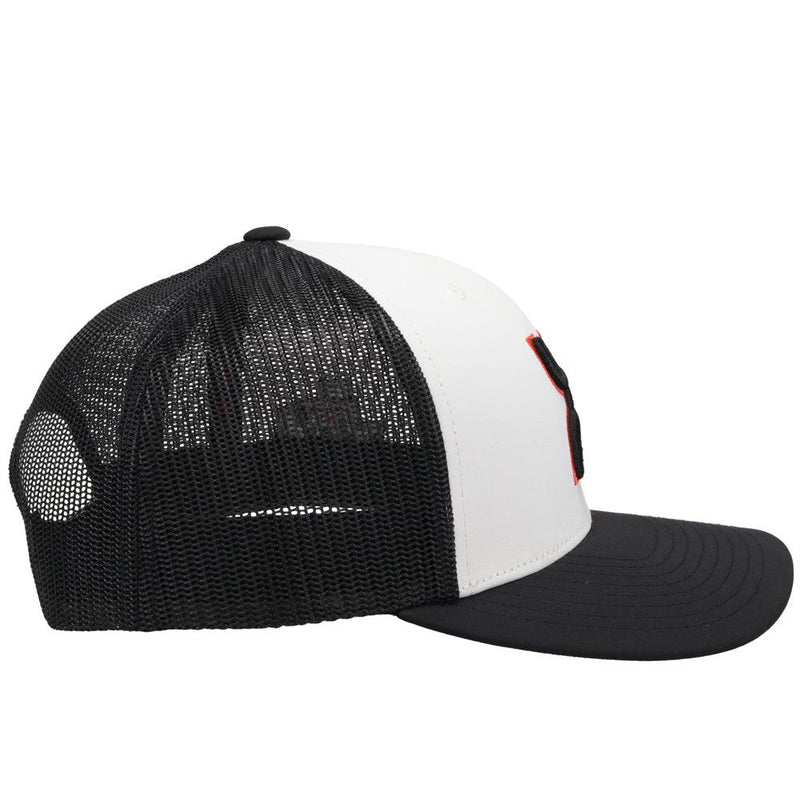 Texas Tech Hat w/ Hooey Logo (White/Black)