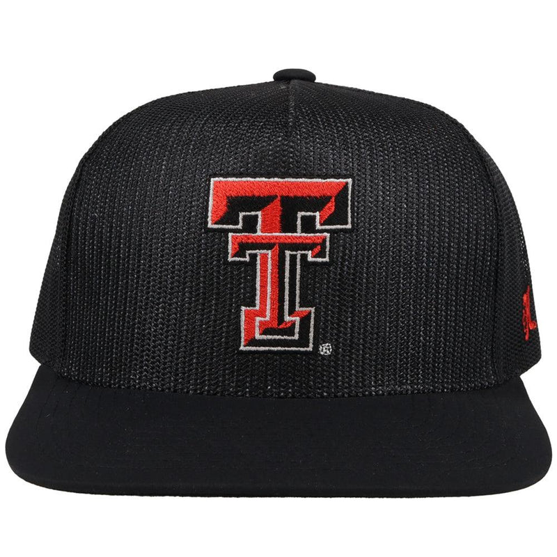 Black Texas Tech Hat w/ Double T Logo