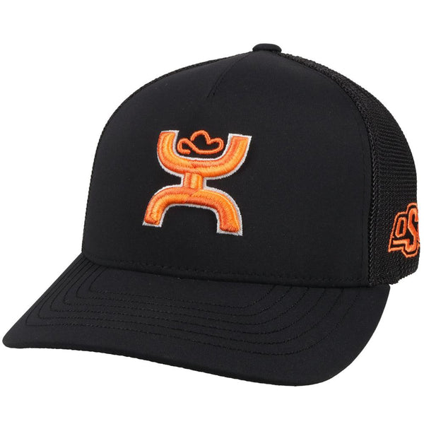 "Oklahoma State" Hat, Black/Orange/White