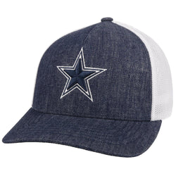 Fitted Dallas Cowboys Hat (Denim/White)