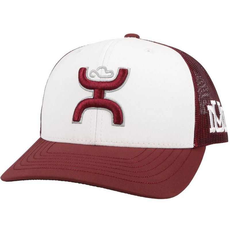 "University of Montana" White/Maroon Hat