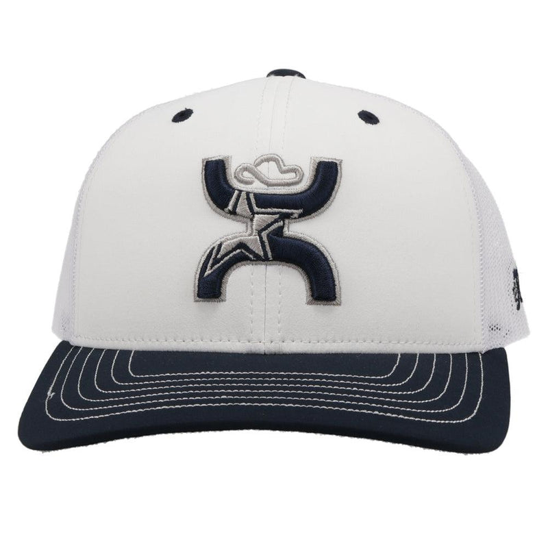 Men's Dallas Cowboys HOOey White Star Trucker Snapback Hat in 2023