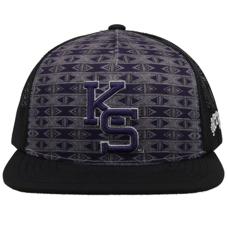 Kansas State University Purple/White, "KS" Logo