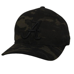 University of Alabama Hat Camo w/ "A" Logo (Black)