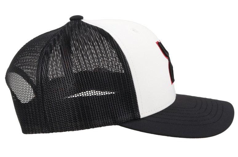 Arkansas White/Black Hat