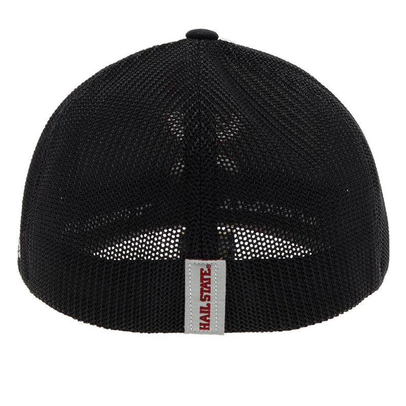Mississippi State Black Flexfit Hat w/Hooey logo (Grey/Maroon)