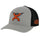 Oklahoma State University Flexfit, Grey/Black w/Orange/Black Logo