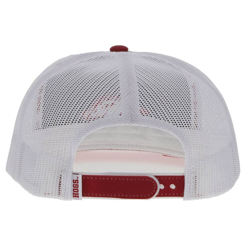 "University of Arkansas" Red/White w/ Razorback Logo Hat