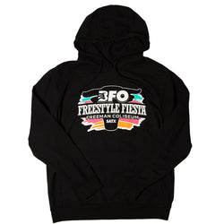 BFO Fiesta Free Style Black Hoody w/Multi Color BFO Logo