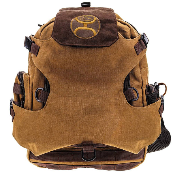 Mule tan and brown hooey backpack