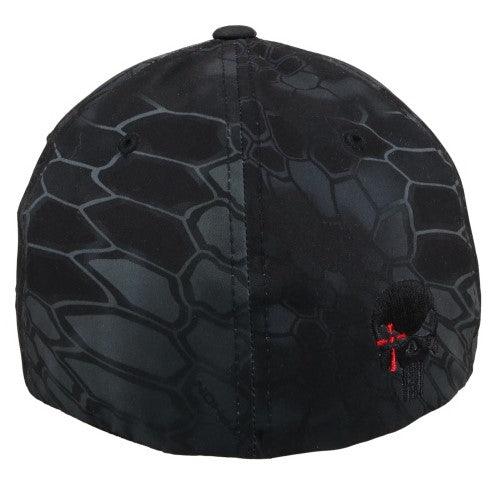 back of the Youth Chris Kyle hat in black pattern