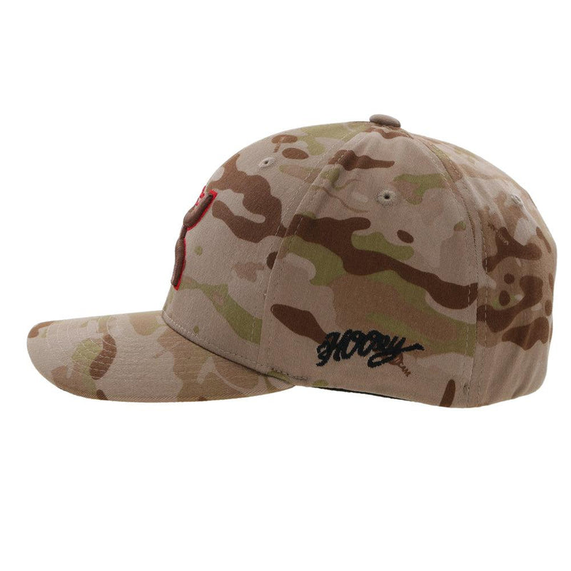 left side of the brown camo Chris Kyle hat