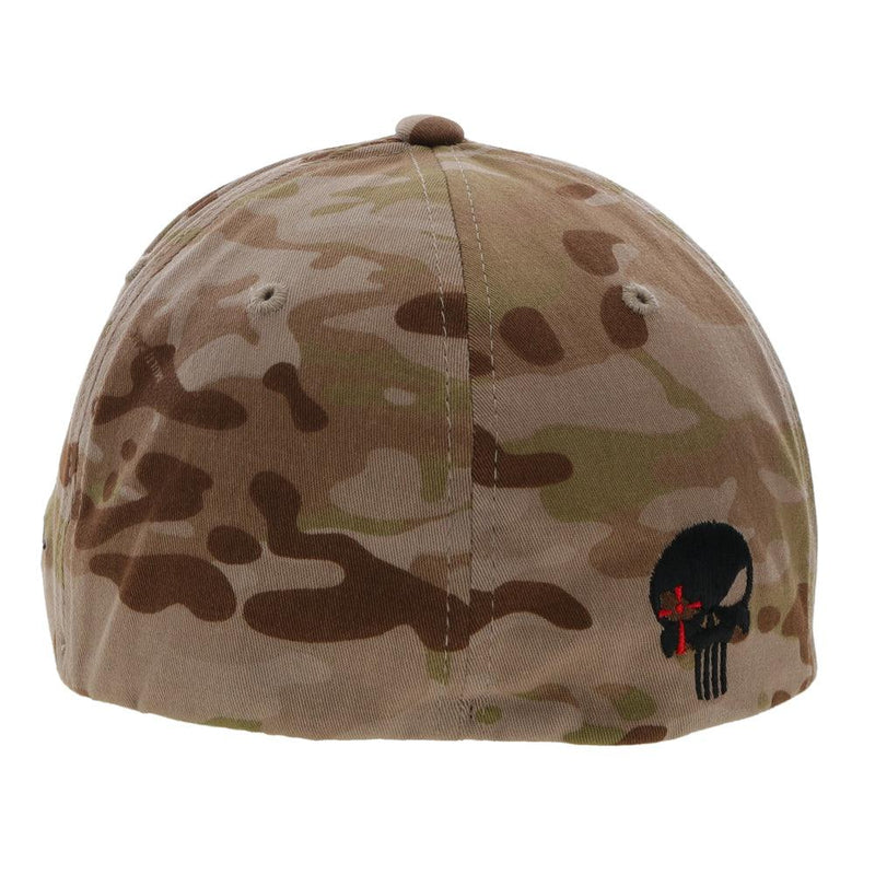 back of the brown camo Chris Kyle hat
