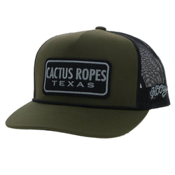 Youth Hat "CR087" Cactus Ropes Olive/Black