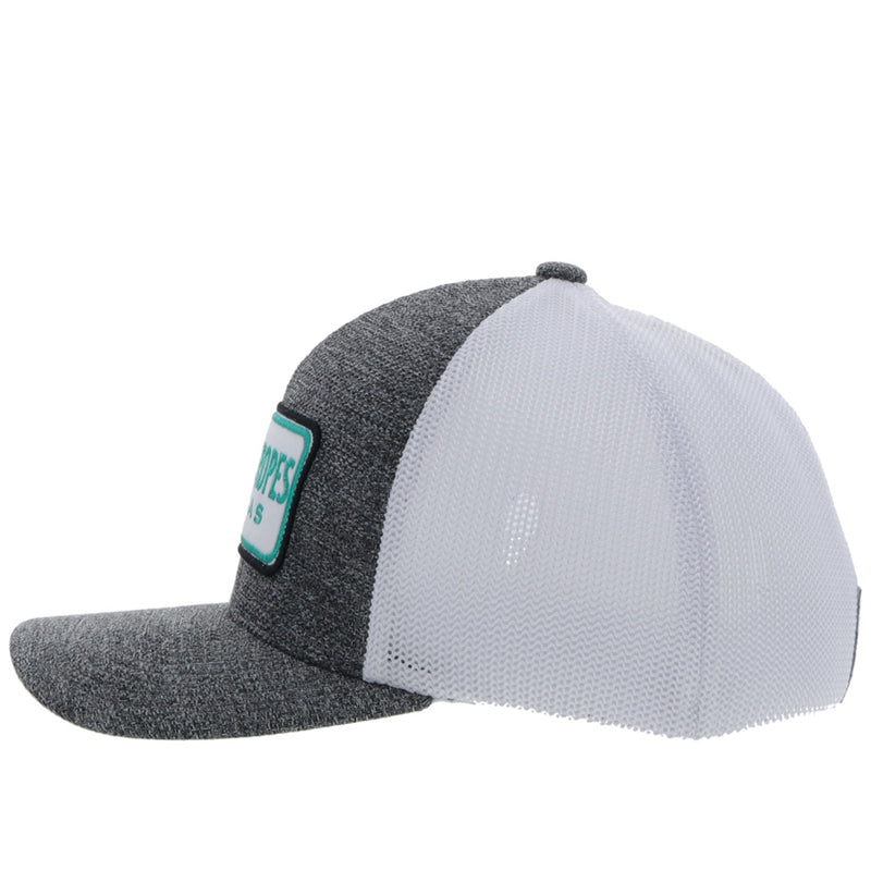 "CR091" Cactus Ropes Grey/White Flexfit Hat
