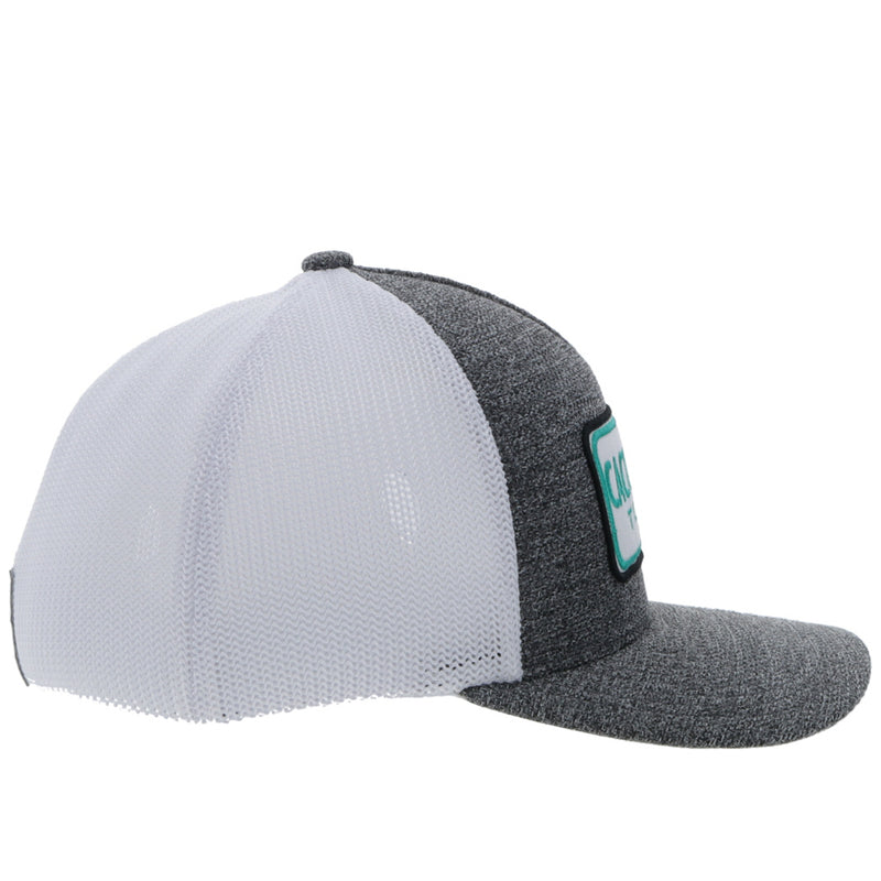 "CR091" Cactus Ropes Grey/White Flexfit Hat