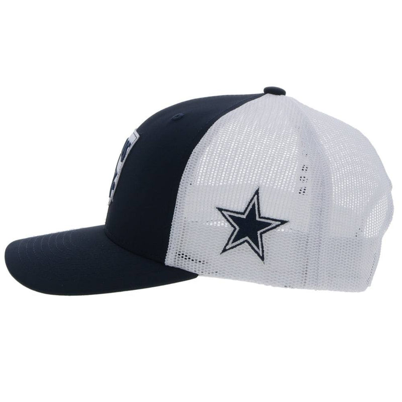 "Dallas Cowboys" Hat Blue/White w/ Blue & White Patch
