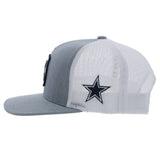 Hooey Dallas TX White/ Blue Cap