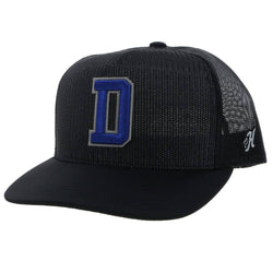 "Dallas Cowboys" Hat Black w/ Blue "D" Logo