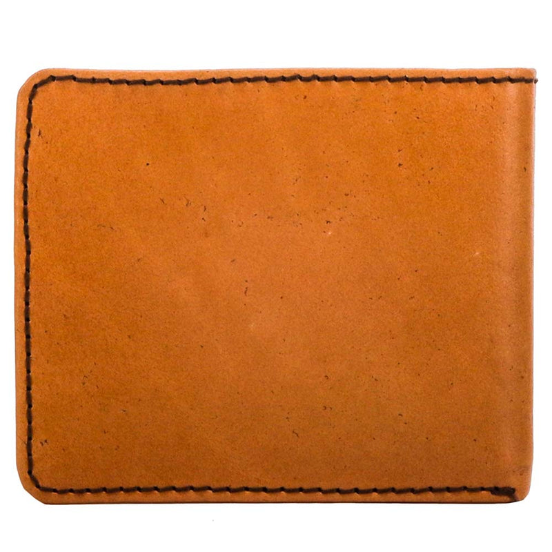 "Top Notch" Bifold Hooey Wallet Tan/ Brown w/Ivory Leather