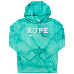 Youth "Rope Like a Girl Turquoise Hoodie"