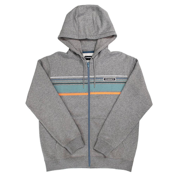 Horizon heather grey full zip hoody