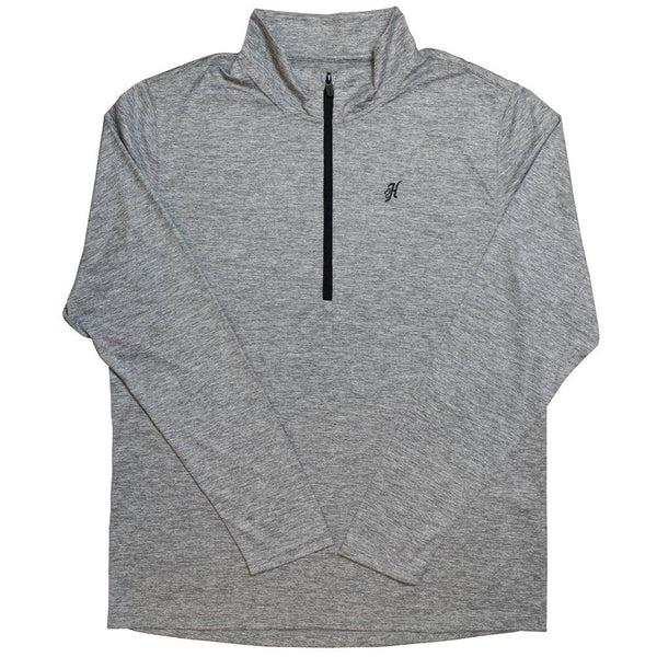 "Range" Grey Quarter Zip Pullover