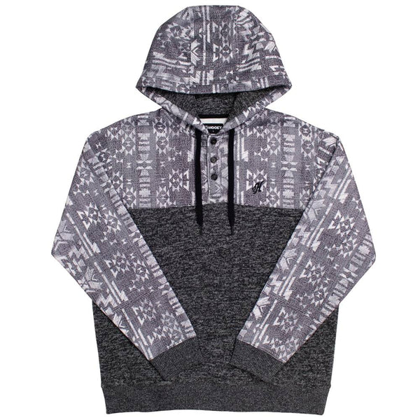 Jimmy Aztec and grey hoody