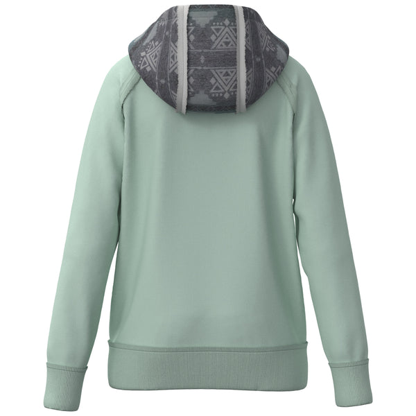Youth "Chaparral" Hoody Teal w/Aztec