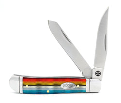 "Tijuana Multi Color Trapper" Knife, Large