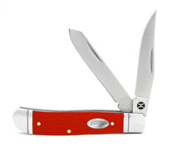 "Red Jig Bone Trapper" Knife, Large